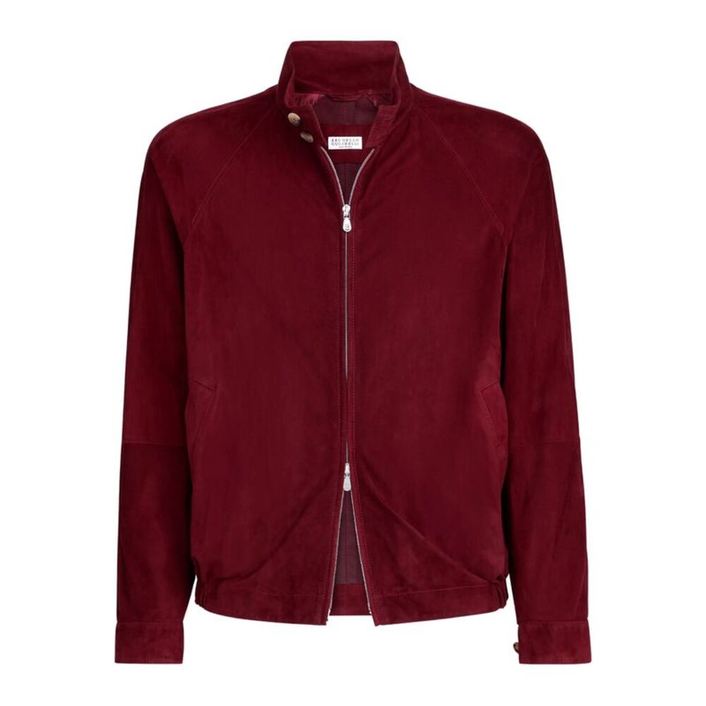 Brunello Cucinelli Red Jackets - Leather Jackets Men